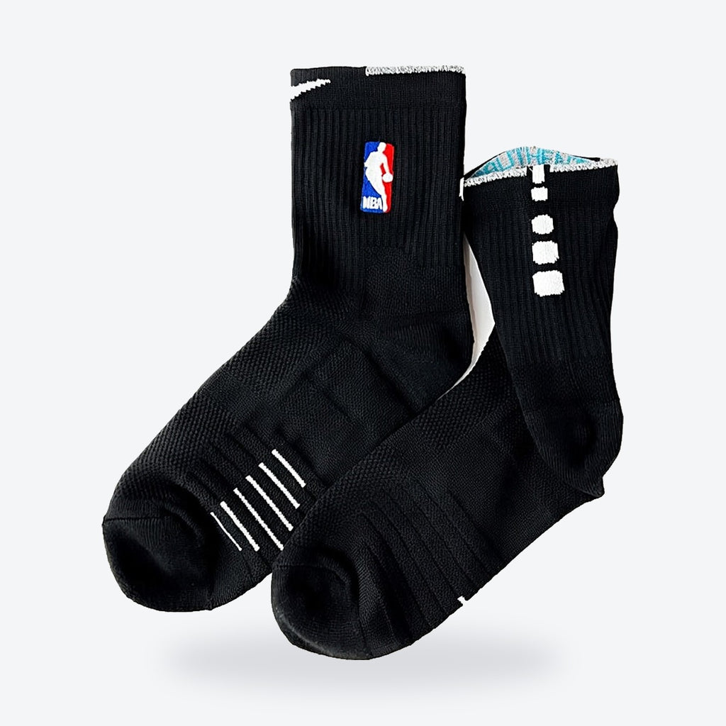 Calcetines Nike Élite Quick – negros con detalles blancos, par