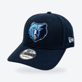Gorra Memphis Grizzlies New Era Ajustable – azul marino, vista frontal