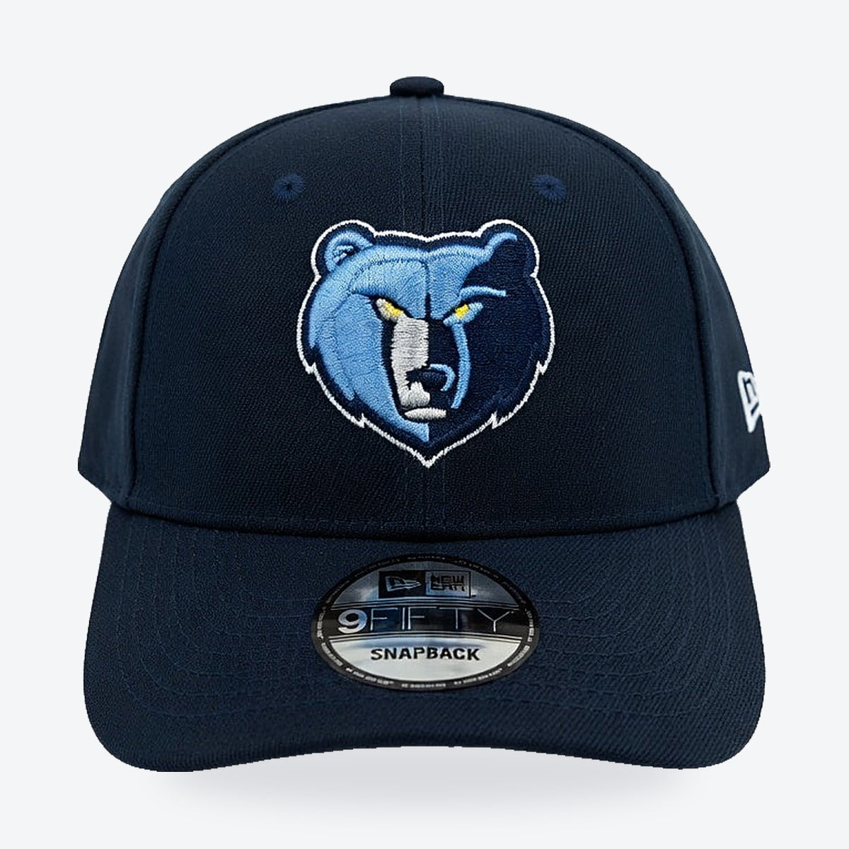 Gorra Memphis Grizzlies New Era Ajustable – azul marino, vista de frente
