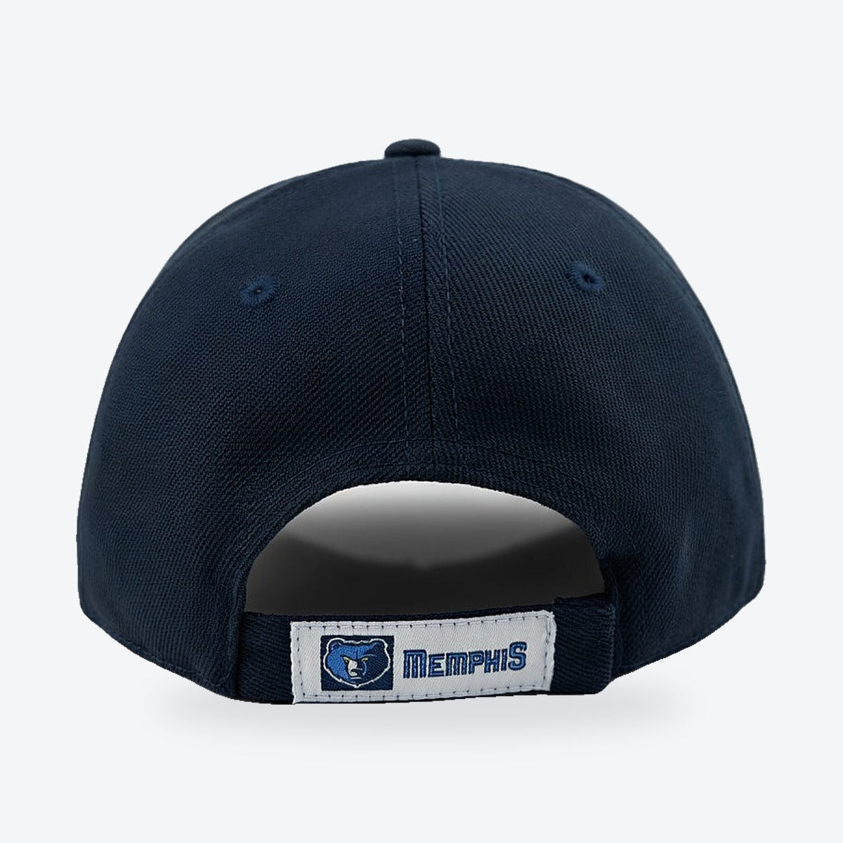 Gorra Memphis Grizzlies New Era Ajustable – azul marino, vista trasera