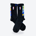 Calcetines Nike Élite Crew – negros con diseño pixel art multicolor, par
